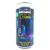 Elusive Brewing Turn Out The Light New England Pale Ale 5% (440ml can)-Hop Burns & Black