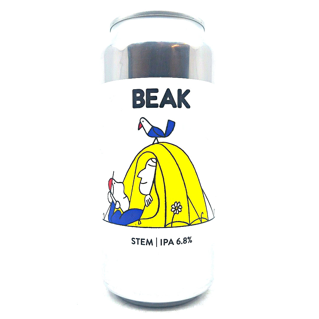 Beak Brewery Stem IPA 6.8% (440ml can)-Hop Burns & Black