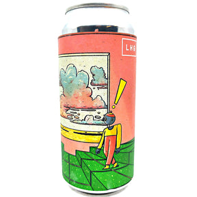 Left Handed Giant Crashing Clouds Hazy IPA 6.2% (440ml can)-Hop Burns & Black