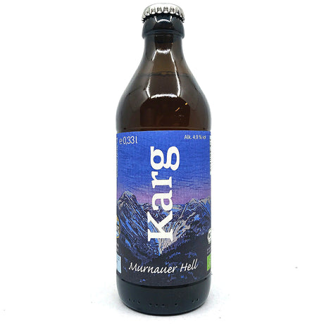Karg Murnauer Organic Hell 4.9% (330ml)-Hop Burns & Black