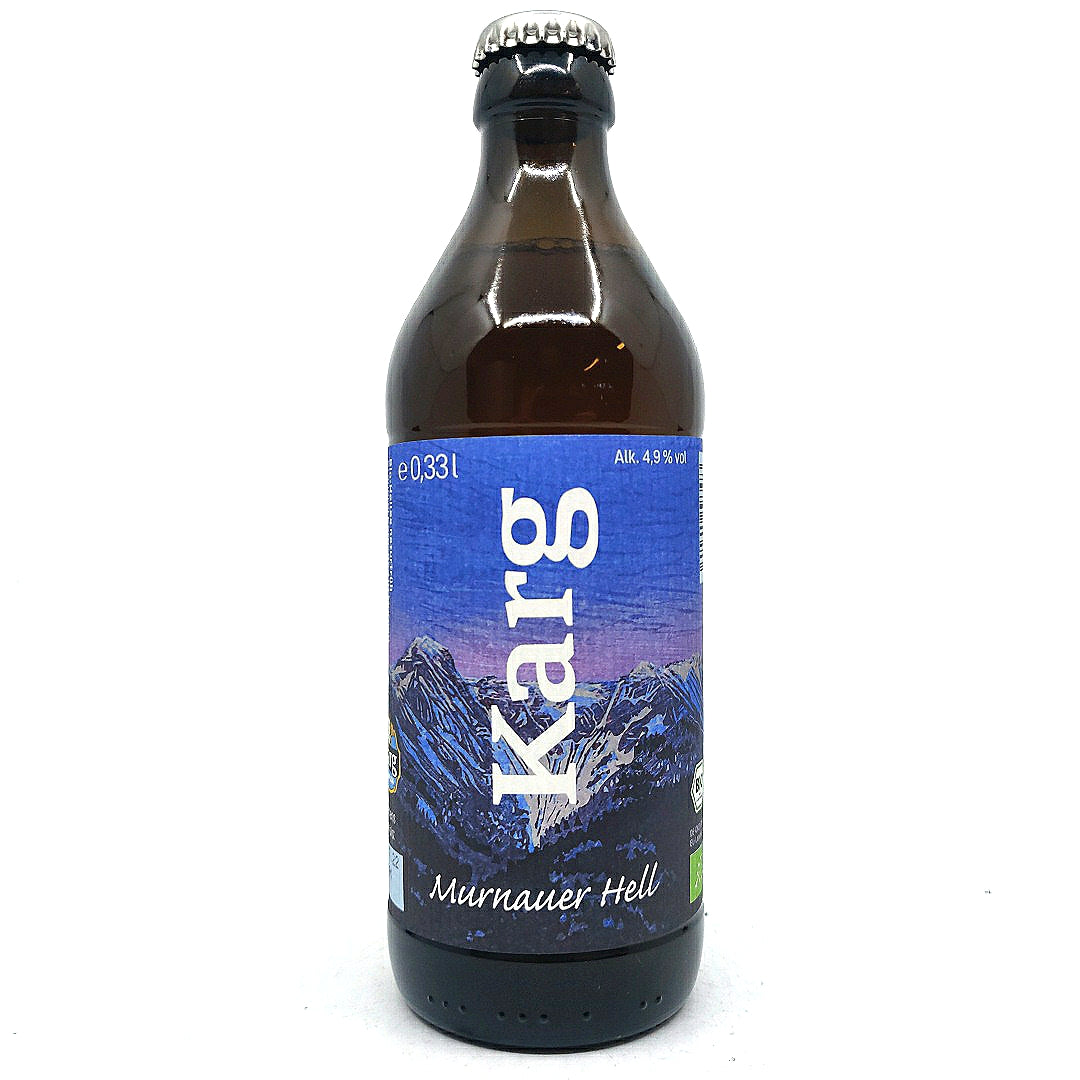 Karg Murnauer Organic Hell 4.9% (330ml)-Hop Burns & Black