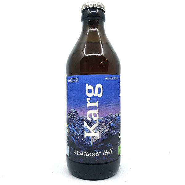 Karg Murnauer Organic Hell 4.9% (330ml)-Hop Burns & Black