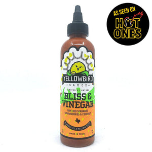Yellowbird Bliss & Vinegar Hot Sauce (190g)-Hop Burns & Black