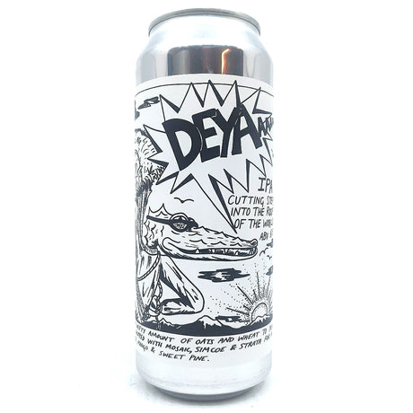 DEYA Cutting Steps Into the Roof Of The World IPA 6.5% (500ml can)-Hop Burns & Black