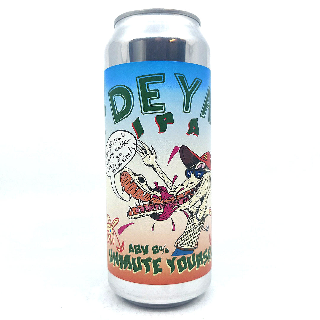 DEYA Unmute Yourself IPA 6% (500ml can)-Hop Burns & Black