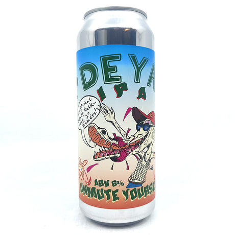 DEYA Unmute Yourself IPA 6% (500ml can)-Hop Burns & Black