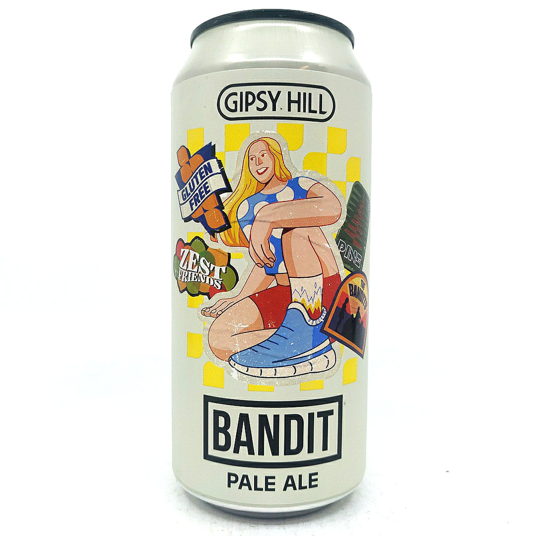 Gipsy Hill Bandit Gluten-Free Pale Ale 3.4% (440ml can)-Hop Burns & Black