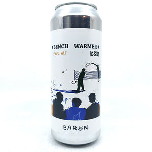 Baron Brewing Bench Warmer Pale Ale 5.8% (500ml can)-Hop Burns & Black