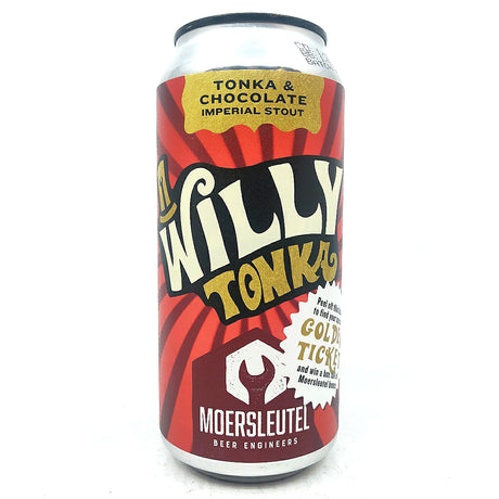 Moersleutel Willy Tonka - Tonka & Chocolate Imperial Stout 12% (440ml can)-Hop Burns & Black