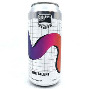 Pressure Drop The Talent New England IPA 6.5% (440ml can)-Hop Burns & Black