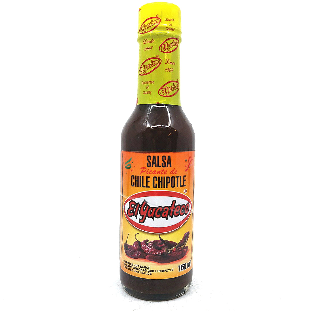 El Yucateco Chipotle Hot Sauce (150ml)-Hop Burns & Black