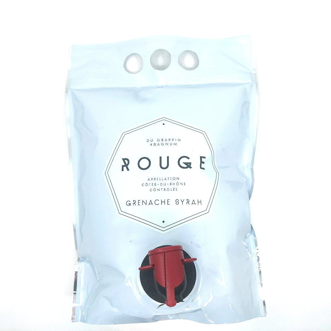 Le Grappin Rouge du Grappin Cotes-du-Rhone Grenache Syrah 2020 13% (1.5l bagnum)-Hop Burns & Black