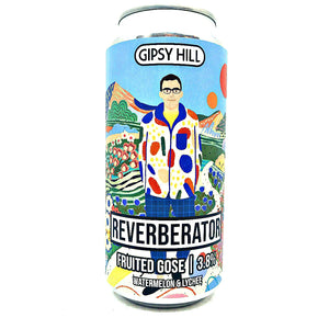 Gipsy Hill Reverberator Watermelon & Lychee Gose 3.8% (440ml can)-Hop Burns & Black