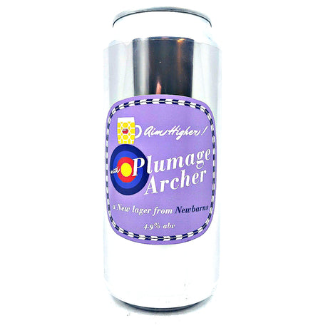 Newbarns Plumage Archer Helles 4.9% (440ml can)-Hop Burns & Black