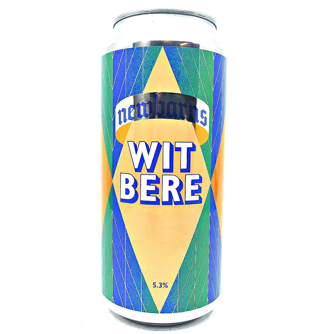 Newbarns Wit Bere 5.3% (440ml can)-Hop Burns & Black