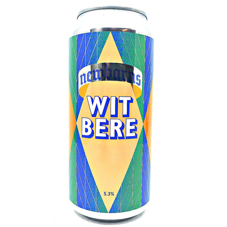 Newbarns Wit Bere 5.3% (440ml can)-Hop Burns & Black
