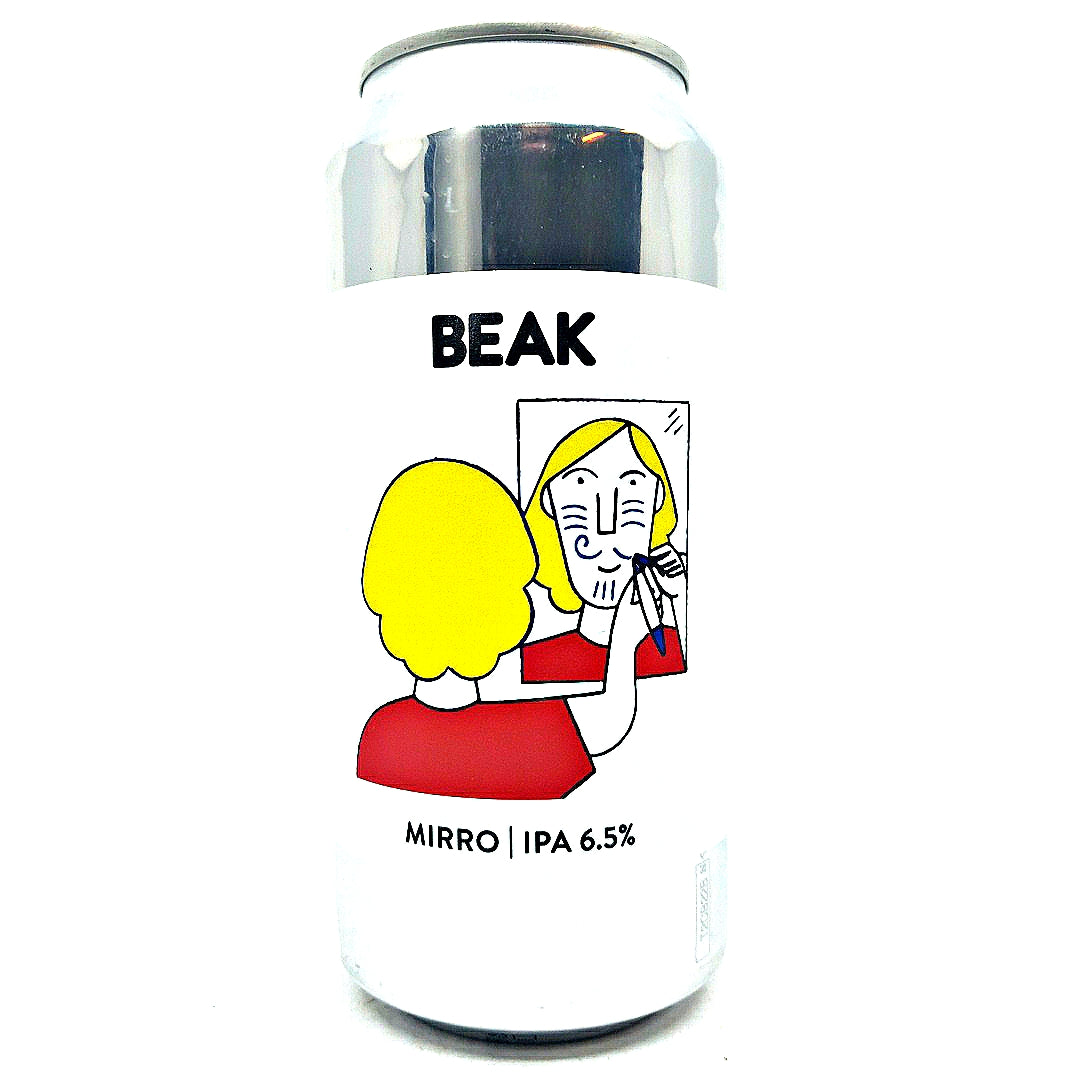 Beak Brewery Mirro IPA 6.5% (440ml can)-Hop Burns & Black