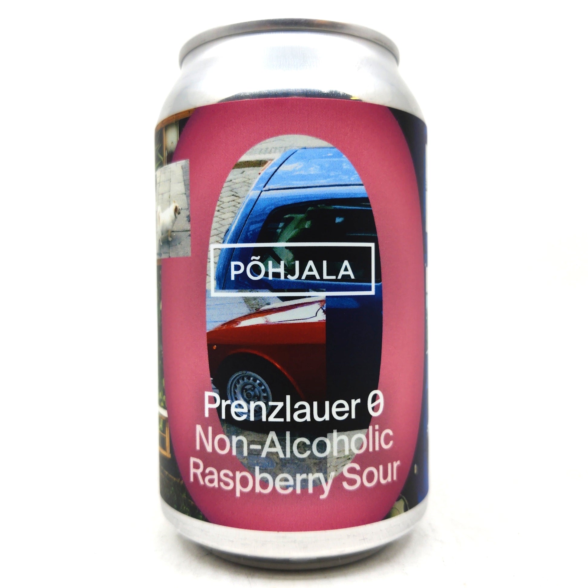Pohjala Prenzlauer Non-Alcoholic Raspberry Sour 0.5% (330ml can)-Hop Burns & Black