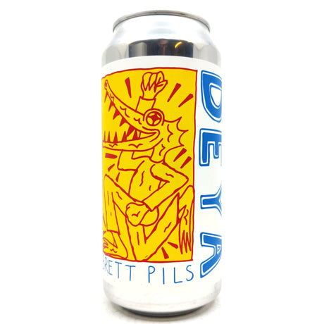DEYA Brett Pils 4.8% (440ml can)-Hop Burns & Black