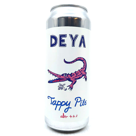 DEYA Tappy Pils 4.4% (500ml can)-Hop Burns & Black