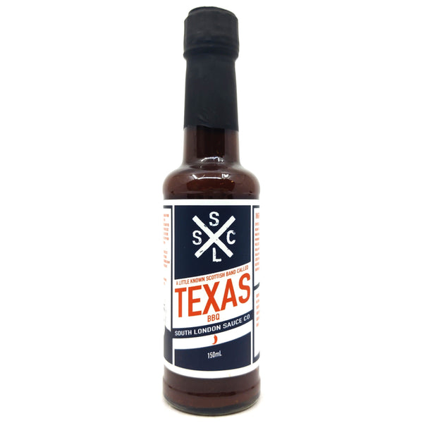 South London Sauce Company A Little Known Scottish Band Called Texas BBQ Sauce (150ml)-Hop Burns & Black