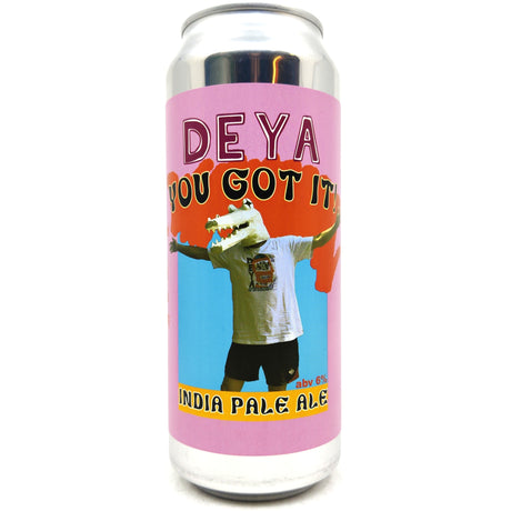 DEYA You Got It IPA 6% (500ml can)-Hop Burns & Black