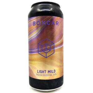 Boxcar Light Mild English Golden Ale 3.6% (440ml can)-Hop Burns & Black