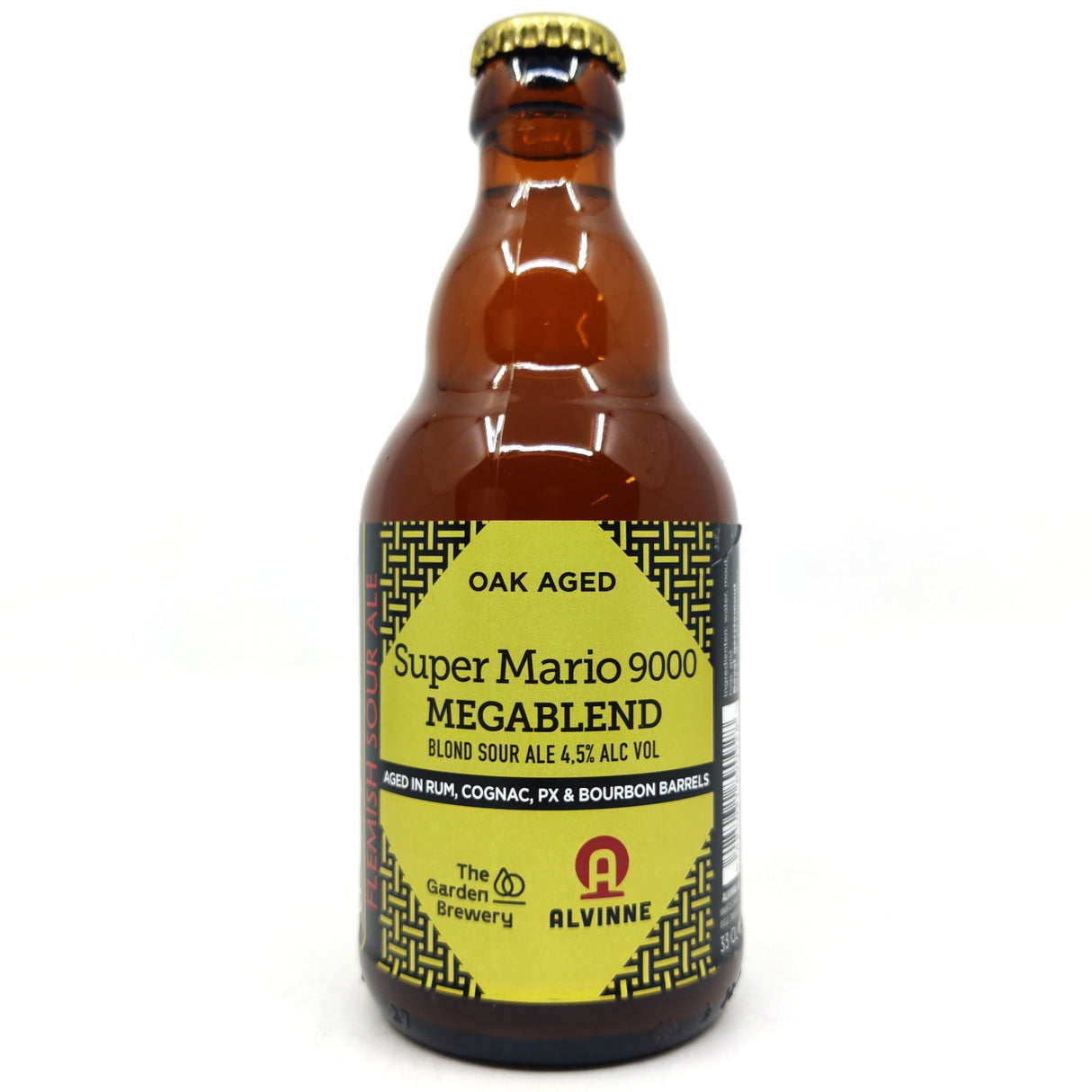 Alvinne Super Mario 9000 Megablend Blond Sour Ale 4.5% (330ml)-Hop Burns & Black
