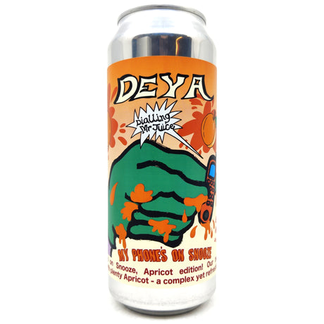 DEYA My Phone's On Snooze Apricot Berliner Weisse 3.5% (500ml can)-Hop Burns & Black