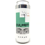 Baron Brewing Culprit IPA 7% (500ml can)-Hop Burns & Black