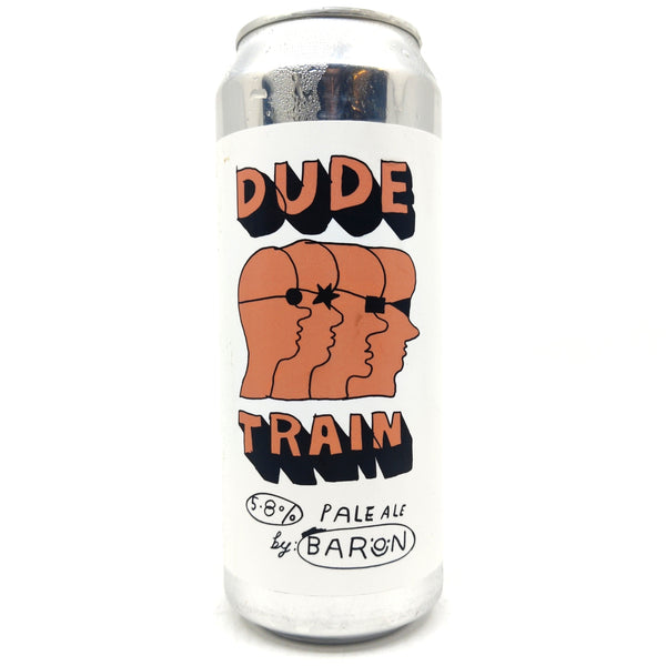 Baron Brewing Dude Train Pale Ale 5.8% (500ml can)-Hop Burns & Black