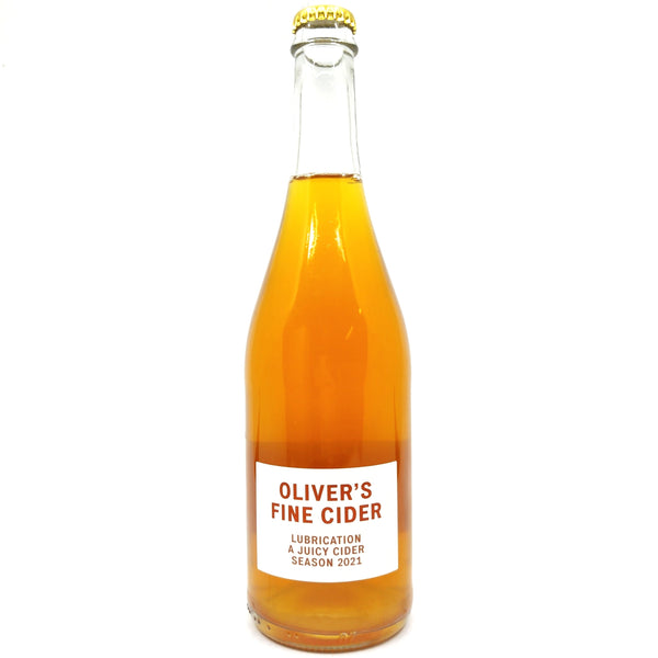 Oliver's Fine Cider Lubrication 2021 6.4% (750ml)-Hop Burns & Black