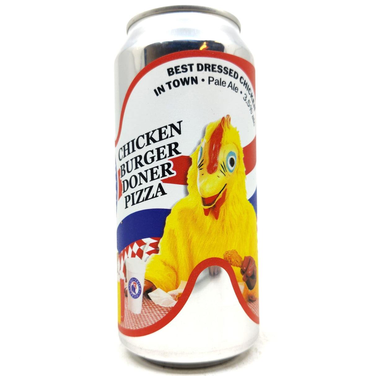 Sureshot Best Dressed Chicken In Town Pale Ale 3.5% (440ml can)-Hop Burns & Black
