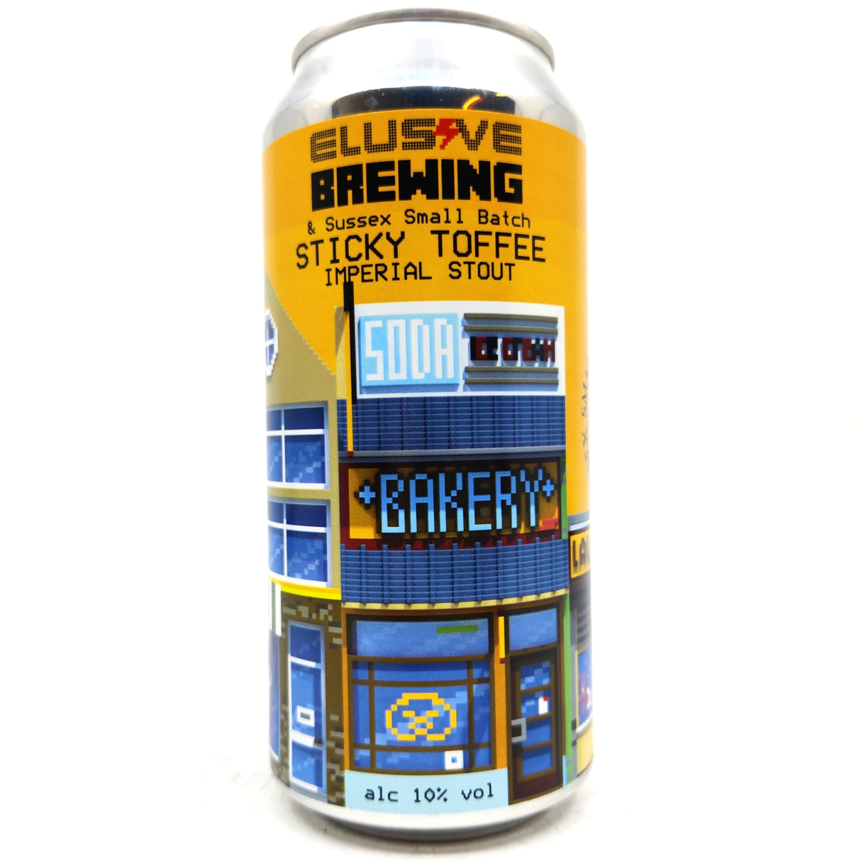 Elusive Brewing Sticky Toffee Imperial Stout 10% (440ml can-Hop Burns & Black