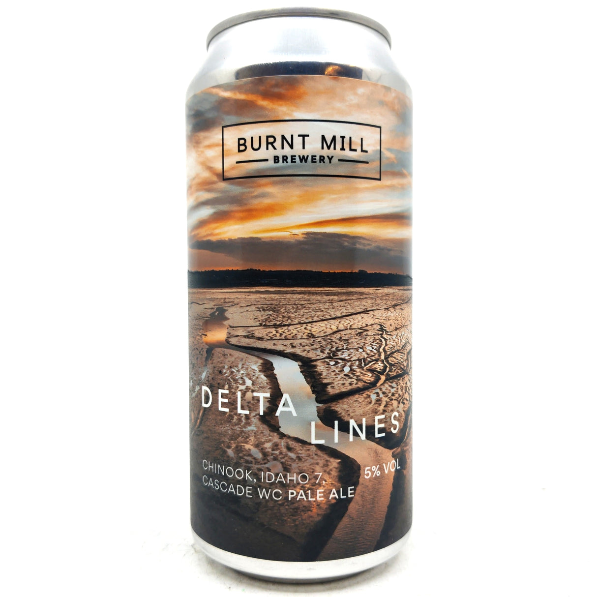 Burnt Mill Delta Lines Pale Ale 5% (440ml can)-Hop Burns & Black