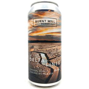 Burnt Mill Delta Lines Pale Ale 5% (440ml can)-Hop Burns & Black