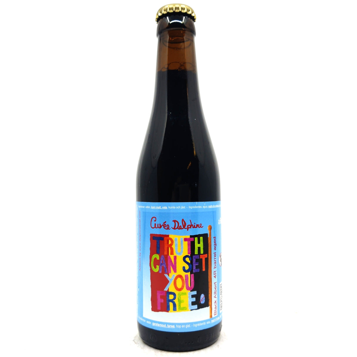 De Struise Cuvee Delphine BA Imperial Stout 13% (330ml)-Hop Burns & Black