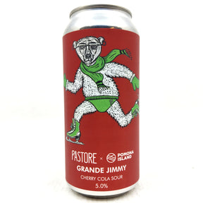 Pastore x Pomona Island Grande Jimmy Cherry Cola Sour 5% (440ml can)-Hop Burns & Black