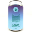Drop Project Lager 4.2% (330ml can)-Hop Burns & Black