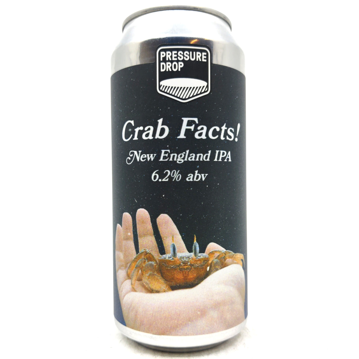 Pressure Drop Crab Facts IPA 6.2% (440ml can)-Hop Burns & Black