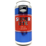 Pressure Drop Super Lite Lager 3.8% (440ml can)-Hop Burns & Black
