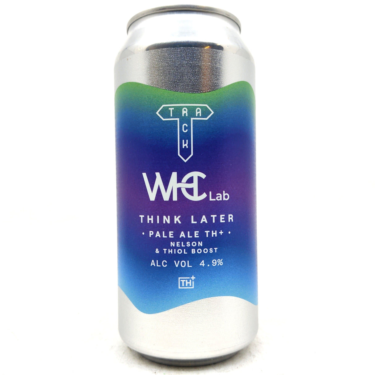 Track Think Later Pale Ale 4.9% (440ml can)-Hop Burns & Black