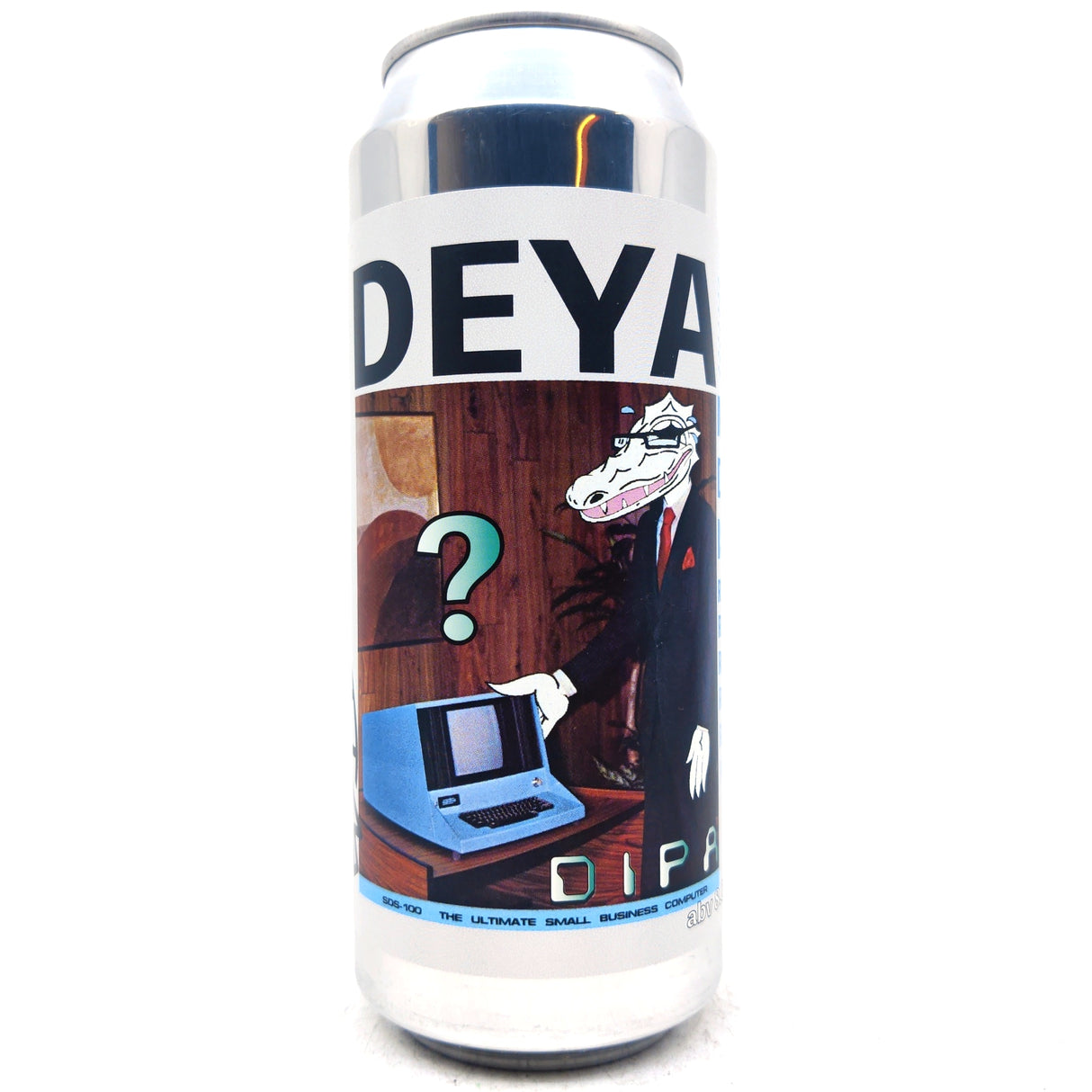 DEYA More Data Is Required Double IPA 8% (500ml can)-Hop Burns & Black