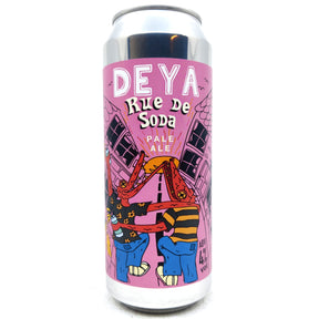 DEYA Rue de Soda Pale Ale 4% (500ml can)-Hop Burns & Black