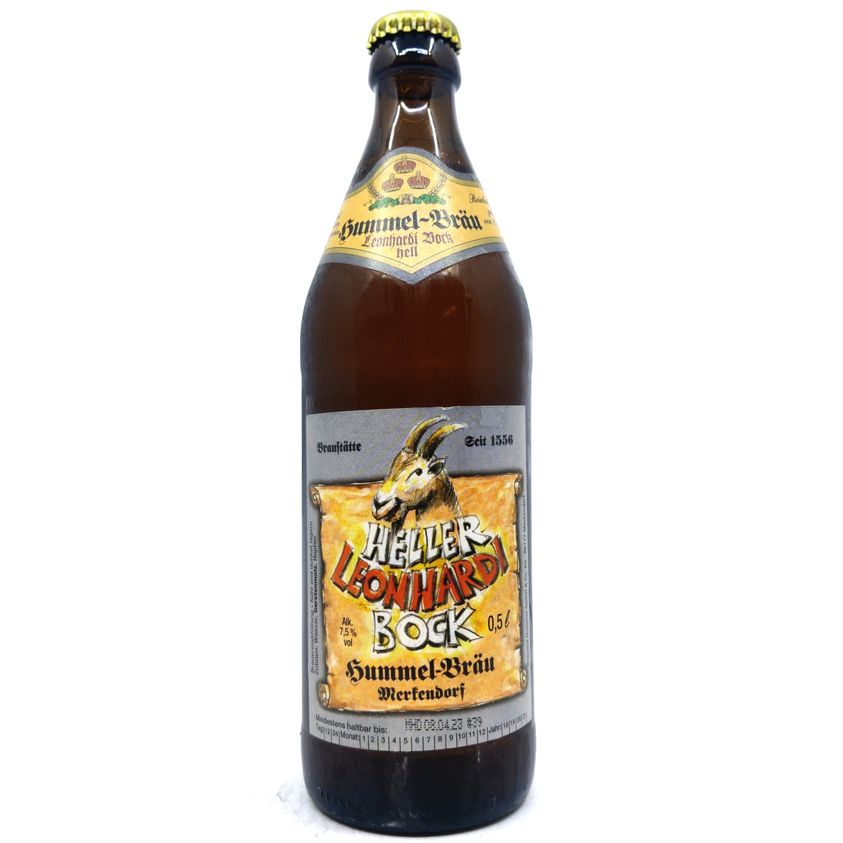 Hummel Brau Heller Leonhardi Bock 7.5% (500ml)-Hop Burns & Black
