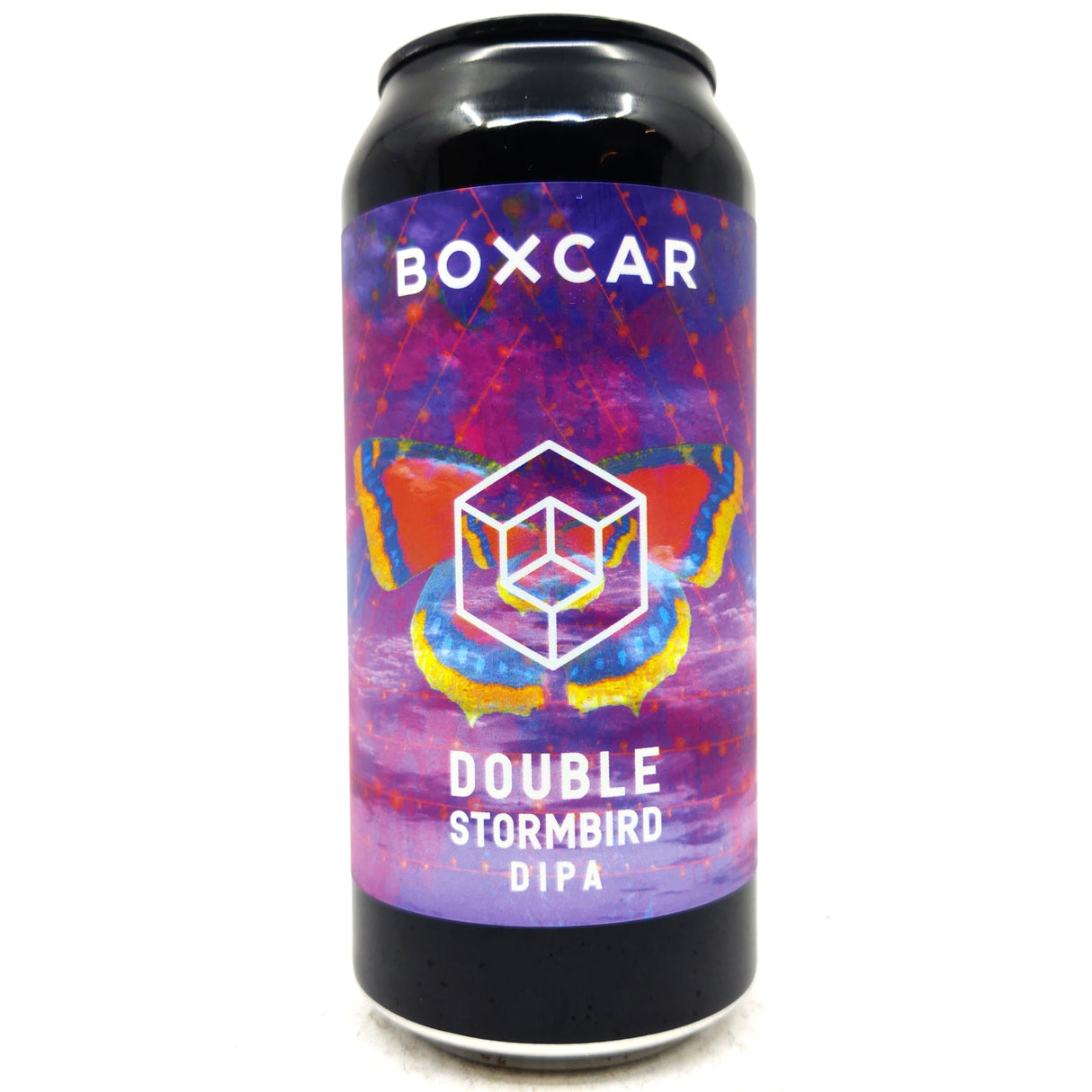 Boxcar Double Stormbird Double IPA 8% (440ml can)-Hop Burns & Black