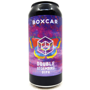 Boxcar Double Stormbird Double IPA 8% (440ml can)-Hop Burns & Black