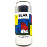 Beak Brewery Animals IPA 6% (440ml can)-Hop Burns & Black
