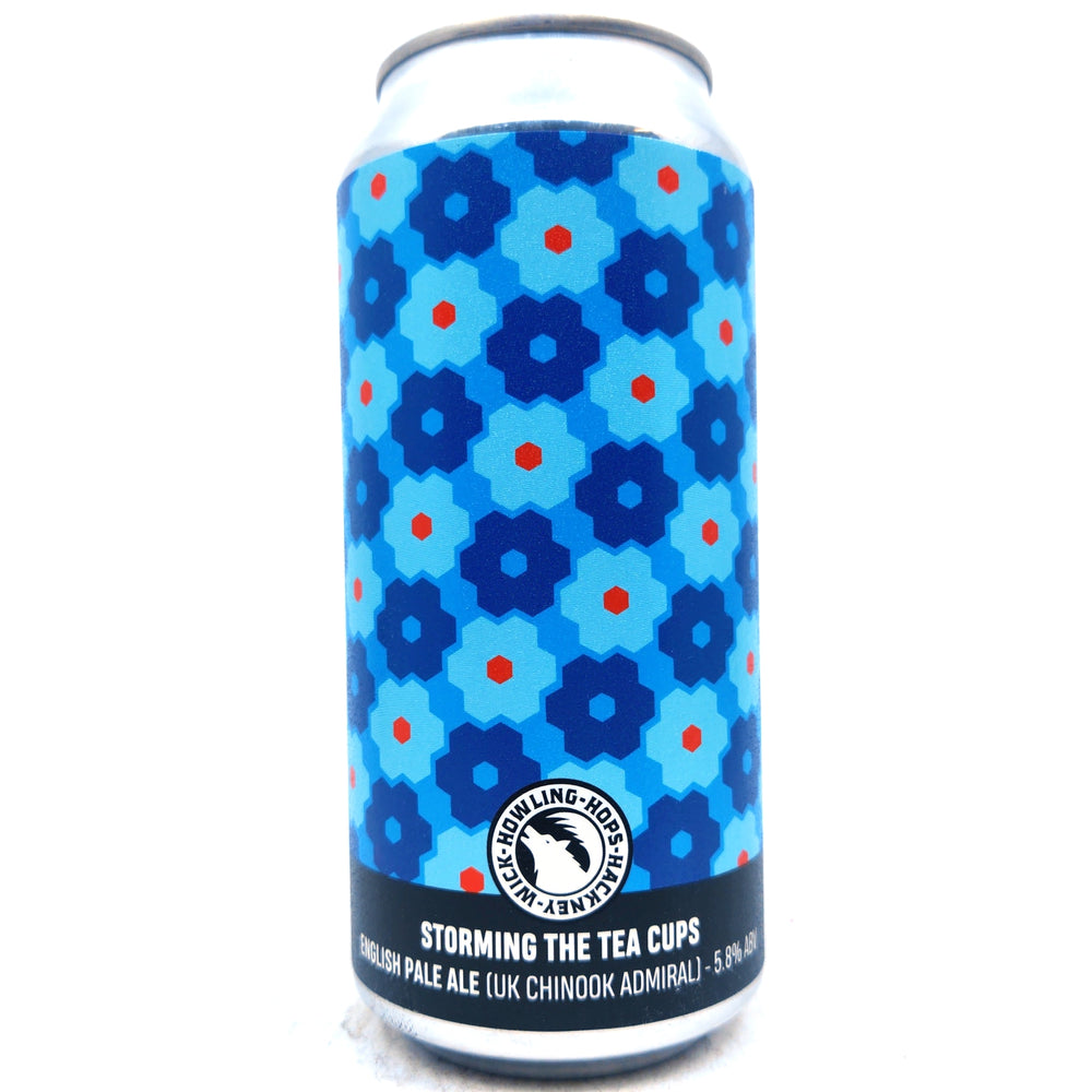 Howling Hops Storming The Tea Cups English Pale Ale 5.8% (440ml can)-Hop Burns & Black