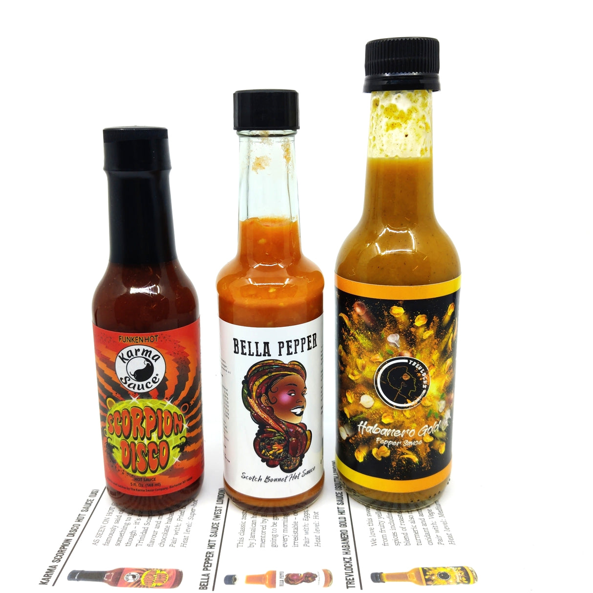 6 month quarterly (2 boxes) pre-paid - Burns Box GIFT hot sauce subscription-Hop Burns & Black